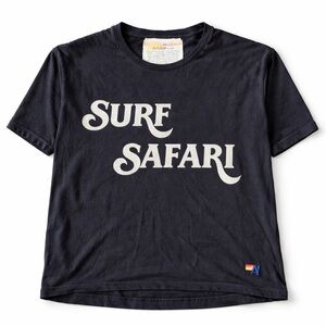 🌊 Rare Vintage Aviator Nation Vintage Cropped Surf Safari Tee